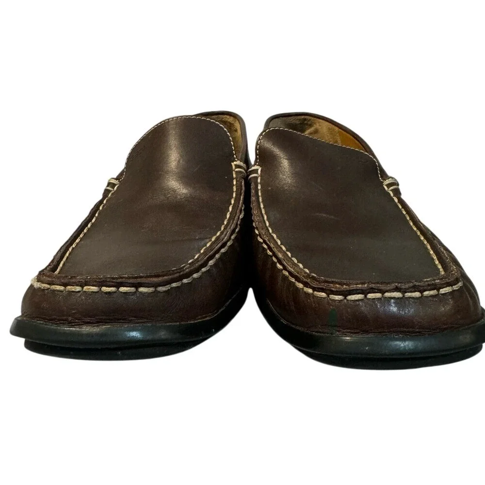 GEOX Men's Respira Driving loafers, Coffee Brown, Size 44‎ (10.5), EUC